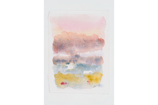 Transported IX, Watercolour on Nujabi, 5x7 in.